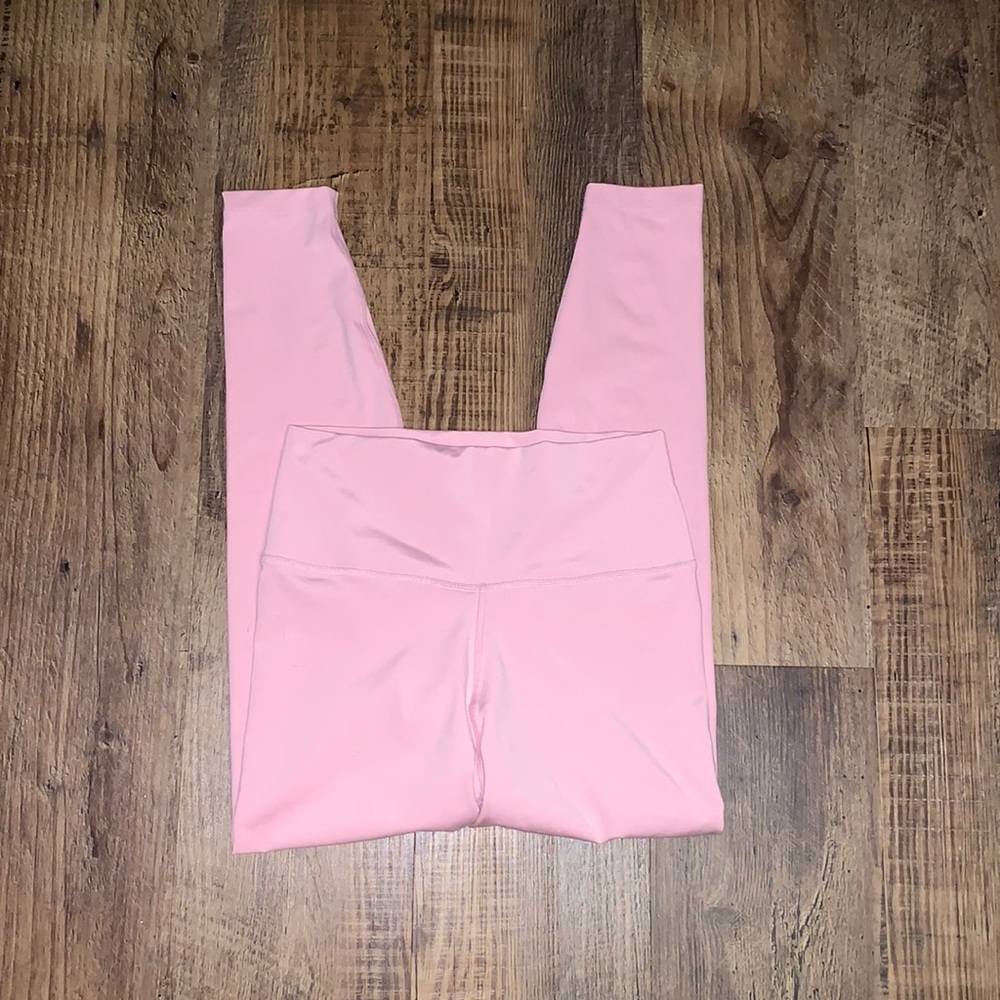 Pastel pink leggings